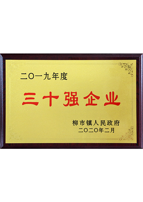 三十強(qiáng)企業(yè) 三十強(qiáng)企業(yè)